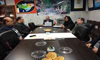دومین جلسه کارگروه زیستی پدافند غیر عامل در شبکه بهداشت و درمان فومن 