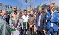 حضور مدیریت وکارکنان شبکه بهداشت درمان فومن در راهپیمایی روز قدس جمعه ۱۷فروردین ۱۴۰۳