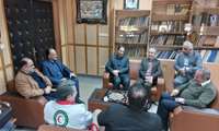 دیدار عیدانه دکتر کوهستانی مدیر شبکه بهداشت و درمان فومن با مهندس مرجانی فرماندار شهرستان فومن 