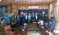 دیدار نوروزی مدیر شبکه بهداشت و درمان فومن با فرماندار شهرستان