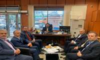 جلسه هماهنگی مدیر شبکه بهداشت و درمان فومن با مدیر عامل بانک رفاه استان