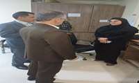 بازدیدمدیر شبکه بهداشت و درمان فومن از مرکز خدمات جامع سلامت شبانه روزی شهدای هوا نیروز ماکلوان 