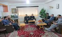 دیدار مدیریت وکارکنان  شبکه بهداشت درمان فومن از خانواده شهید بزرگوار حسن روحی