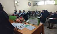 برگزاری جلسه آموزشی و معاینات تن سنجی جمعیت هلال  احمر
