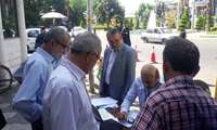بازدید مدیریت محترم شبکه از اجرای پویش ملی کنترل فشارخون بالا