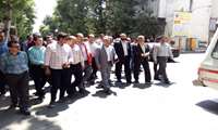 برگزاری مراسم تشییع پیکر دو تن از همکاران شبکه بهداشت و درمان