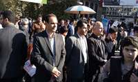 حضور پرشور کارکنان شبکه بهداشت فومن در راهپیمایی 13آبان