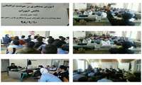 جلسه آموزش پیشگیری از حوادث ترافیکی دانش آموزان باهمکاری پلیس راهور شهرستان فومن