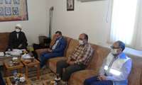جلسه آشنایی وهماهنگی مدیر شبکه بهداشت  ودرمان فومن با امام جمعه جدید شهرستان فومن