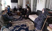 دیدار مدیریت وکارکنان شبکه بهداشت فومن از مادر شهید در هفته تکریم سالمندان
