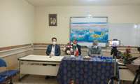 سخنرانی مدیریت محترم شبکه بهداشت ودرمان شهرستان فومن  به همراه ریاست اموزش وپرورش شهرستان فومن در شبکه شاد