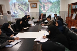 جلسه ارزیابی عملکرد واحدهای شبکه بهداشت و درمان شهرستان فومن 