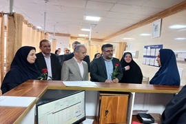 دیدار فرماندار فومن با پرستاران بیمارستان امام حسن مجتبی(ع) به مناسبت روز پرستار